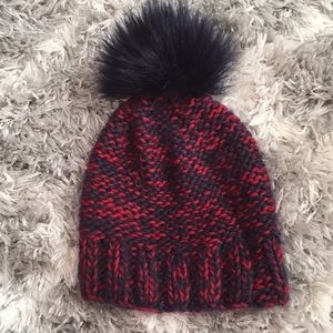 Express Pom knit Beanie